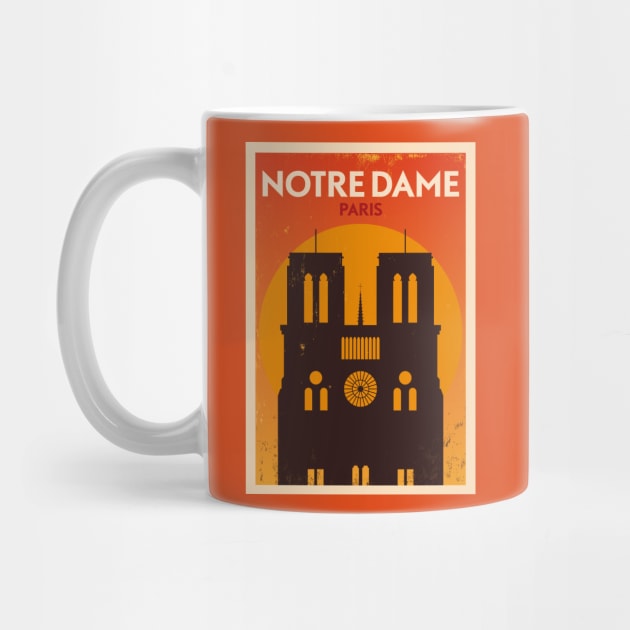 Notre Dame Paris Poster Design by kursatunsal